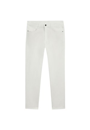 Massimo Dutti, SLIM FIT - Jeans a sigaretta - white