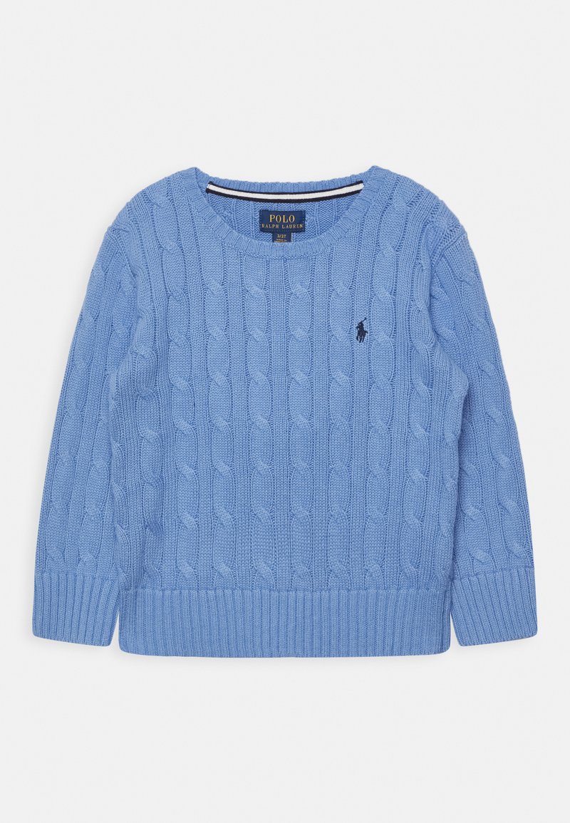 Polo Ralph Lauren CABLE-KNIT COTTON SWEATER 7-14Y - Camisola - lake blue