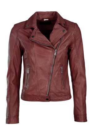 Leren jas - red