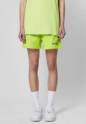 W-ESSENTIAL  - Tracksuit bottoms - lime