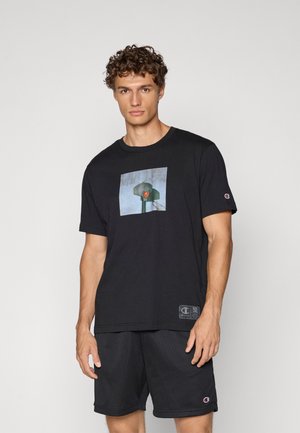 URBAN SPORT CREWNECK WITH GRAPHICS - T-shirt estampada - black