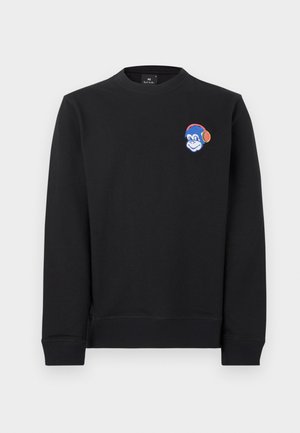 REGULAR FIT MONKEY HEADPHONE - Felpa - black