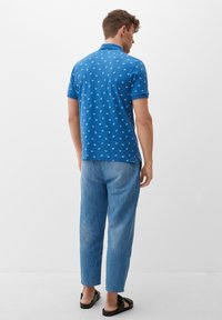 s.Oliver MIT ALLOVER-PRINT - Koszulka polo