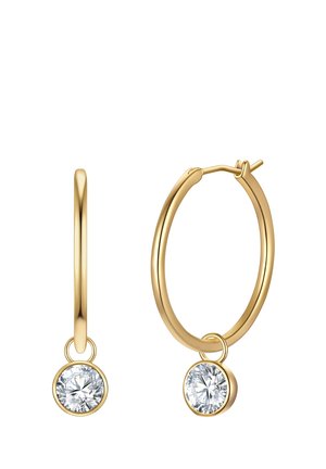 CREOLEN KRISTALL - Ohrringe - gold-coloured
