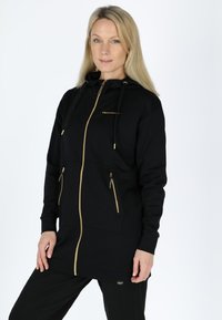 Swedemount Lounge Long Zip Hood - Sweatjakke - black