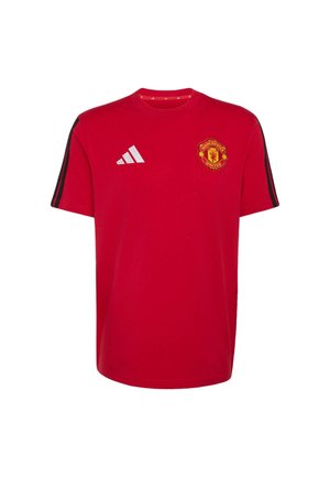 adidas Performance, ADIDAS PERFORMANCE MANCHESTER UNITED DNA T-SHIRT - Camiseta estampada - mufc red