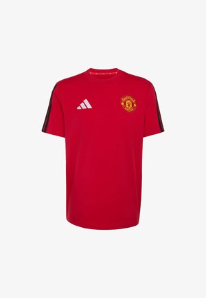 adidas Performance, ADIDAS PERFORMANCE MANCHESTER UNITED DNA T-SHIRT - Camiseta estampada - mufc red