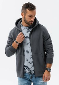 Ombre WITH PRINTS  - Sweatjakke - graphite