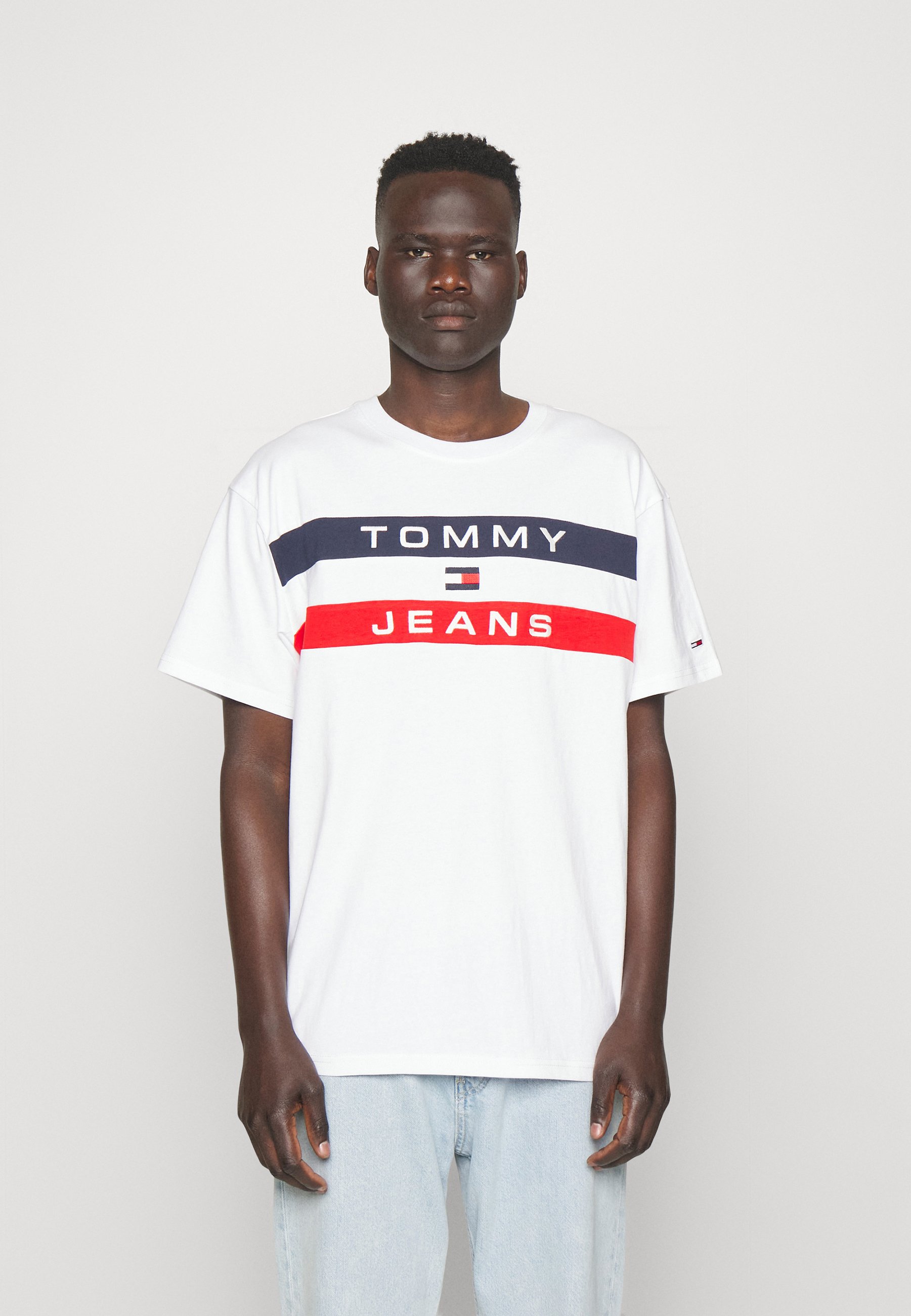 tommy hilfiger color block jeans