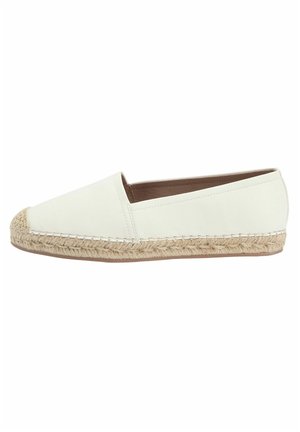 FOREVER COMFORT® FLAT ESPADRILLE SHOES - Slip-ins - white