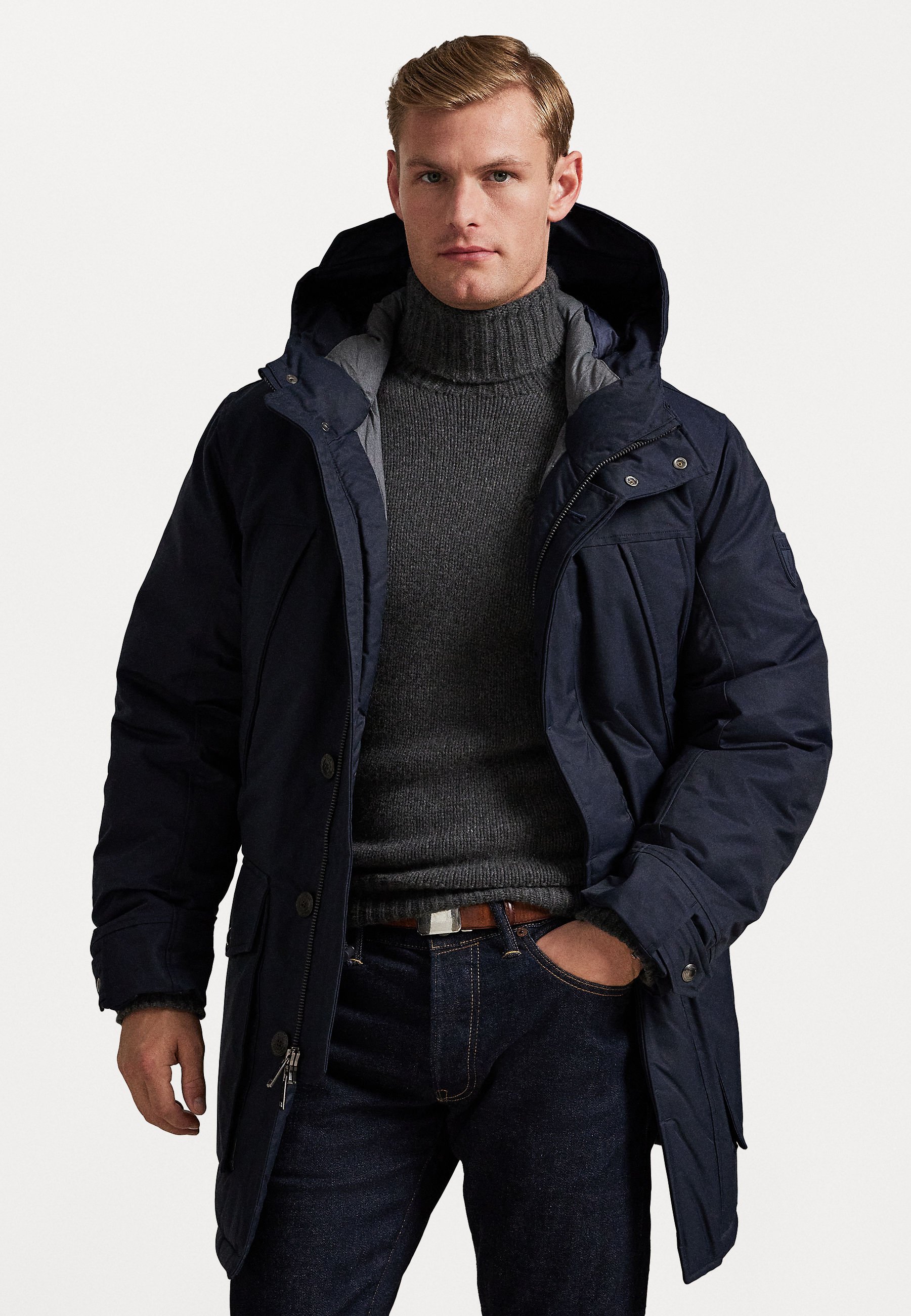Polo Ralph Lauren HOODED DOWN PARKA - Parka - collection navy 