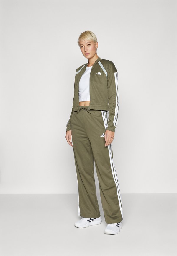 TEAMSPORT - Tracksuit - olive strata2