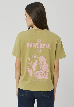 IMPRIMÉ DEVANT DOS - T-shirt imprimé - vert clair