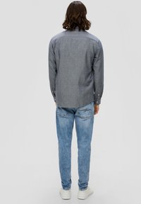 QS Overhemd - tiefblau