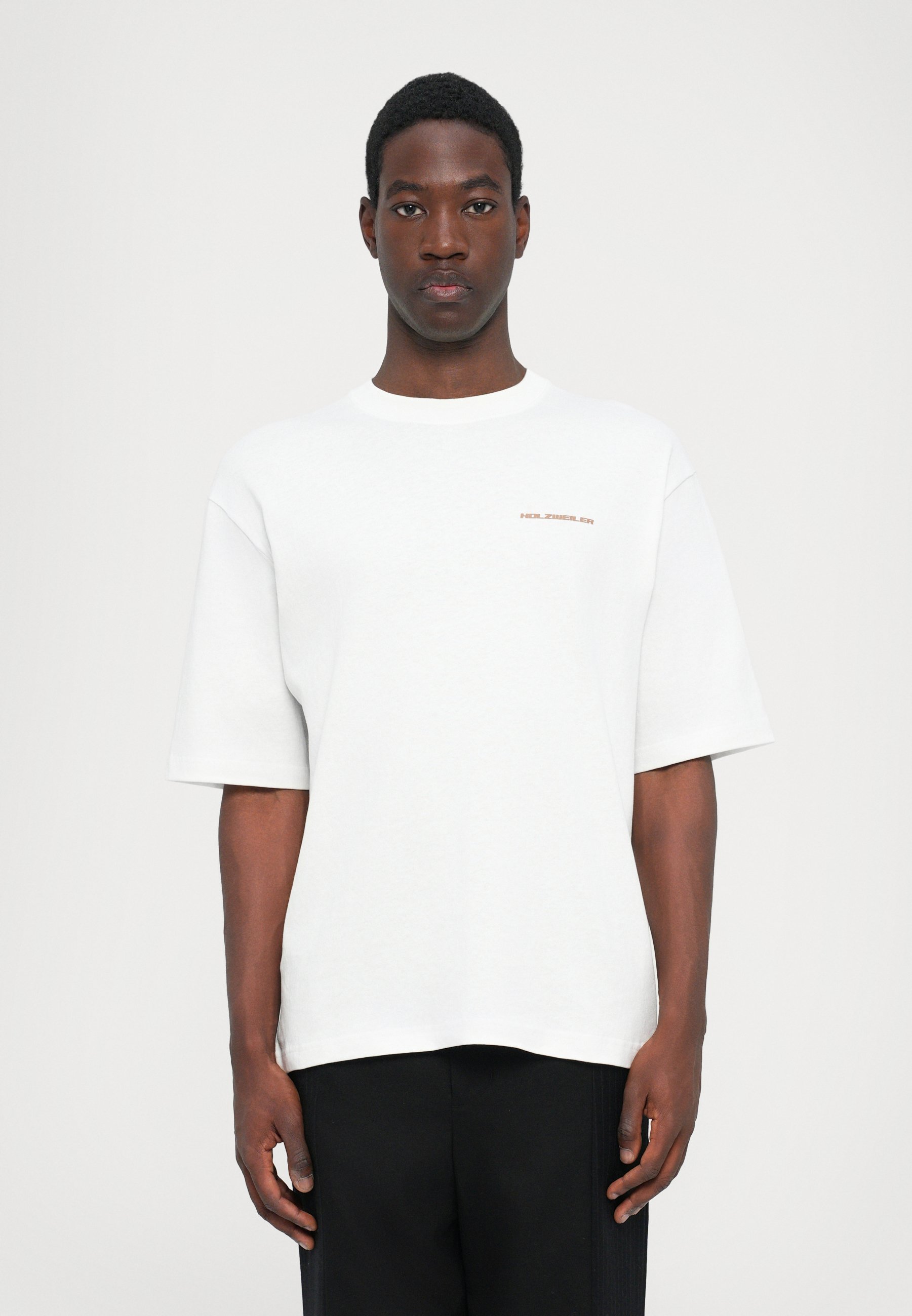 Holzweiler RANGER SUNFLOWER TEE - Print T-shirt - off-white