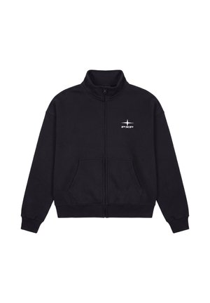 Project X Paris, SWEAT ZIPPÉ COL MONTANT ESSENTIALS - Sudadera con cremallera - noir