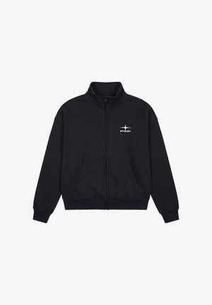 Project X Paris, SWEAT ZIPPÉ COL MONTANT ESSENTIALS - Sudadera con cremallera - noir