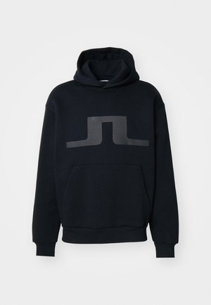 J.LINDEBERG KARSON GRAPHIC HOODIE - Huppari - black