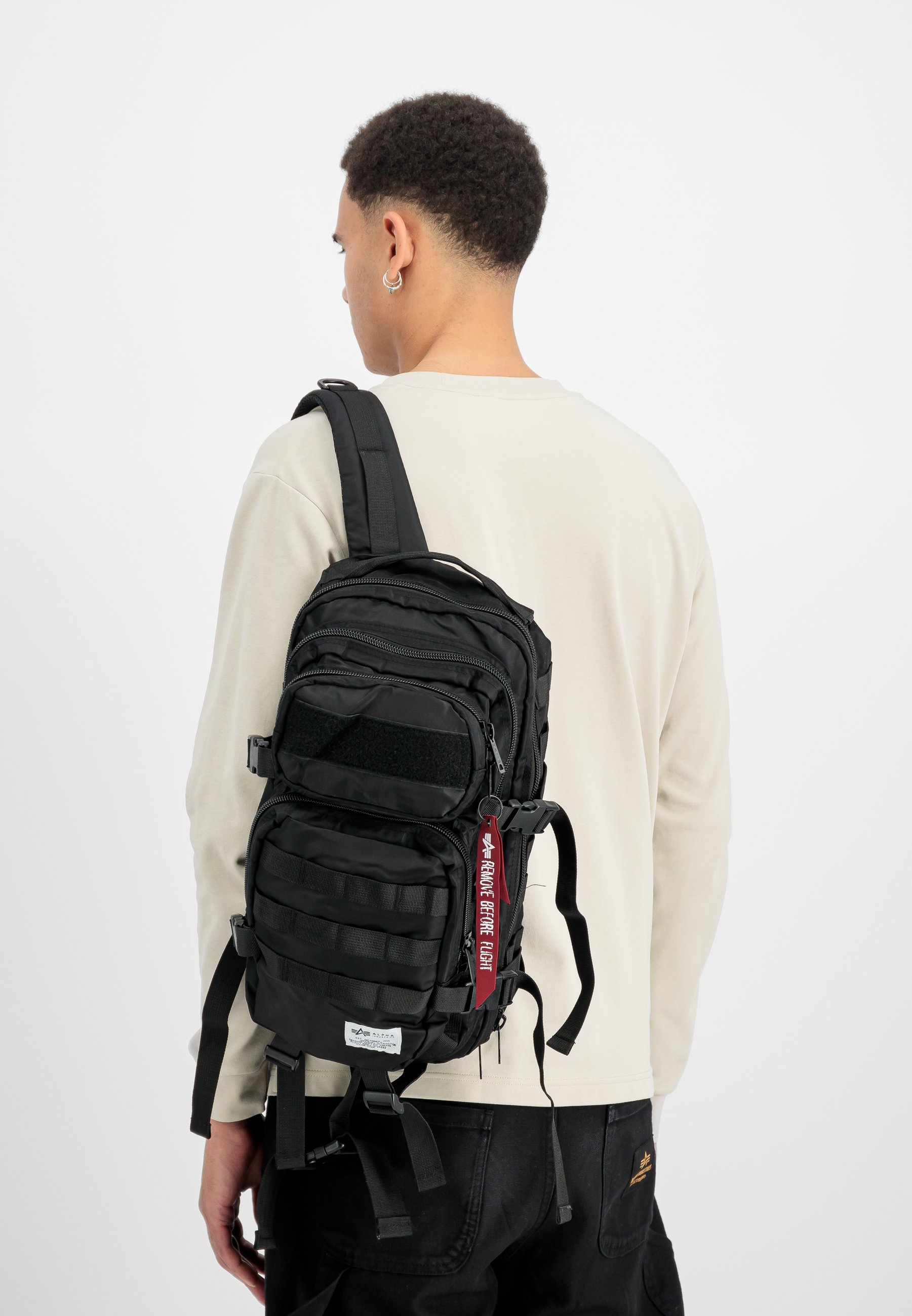 backpack leather two holes Orlando 16