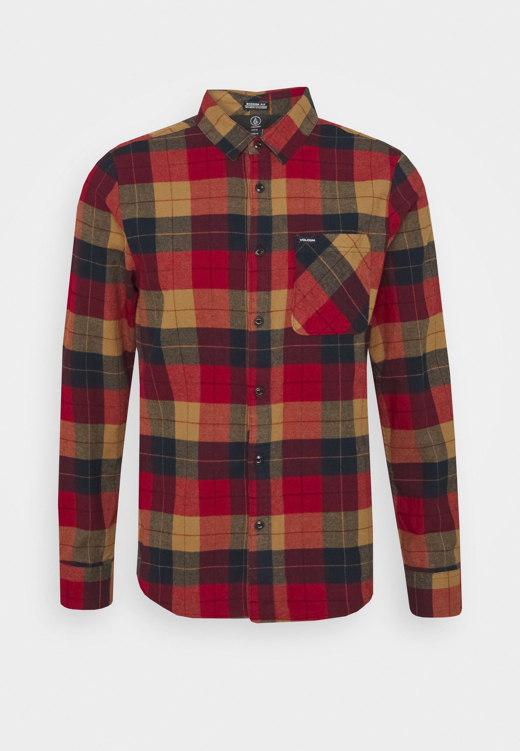 Volcom CADEN PLAID L/S - Hemd - rio red 