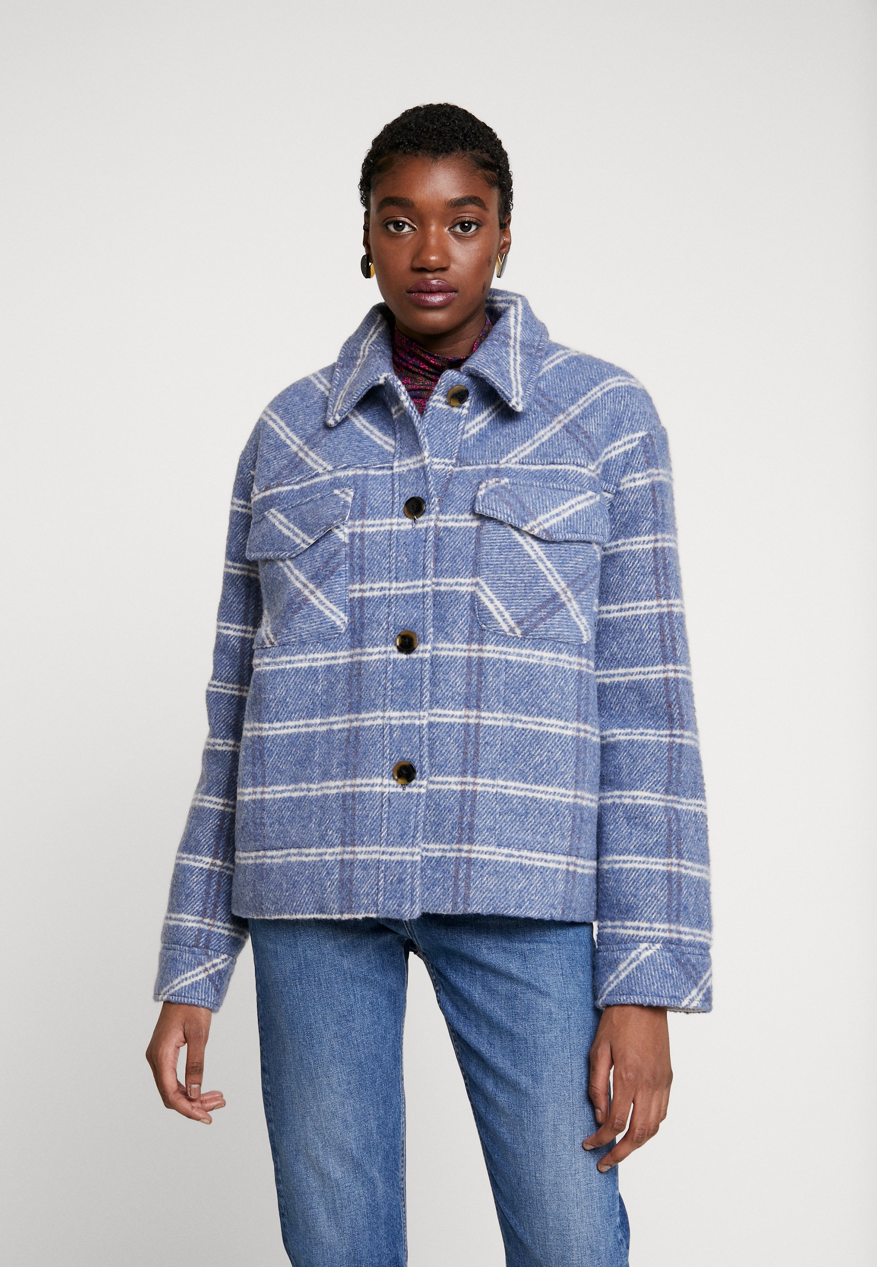 Samsøe Samsøe LEONIE JACKET Lett jakke zen blueblå Samsøe Samsøe LEONIE JACKET Lett jakke zen blueblå