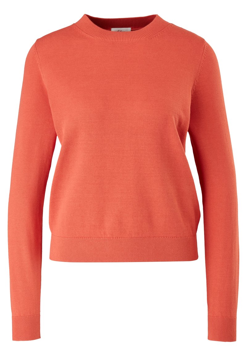 Damen Strickjacken | s.Oliver Strickpullover terracotta/lachs - HD60161 Damen Strickjacken | s.Oliver Strickpullover terracotta/lachs - HD60161