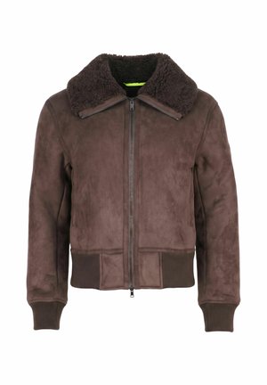No.1 Como, JACKE CLEVELAND - Imitatieleren jas - braun