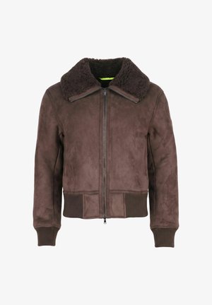 No.1 Como, JACKE CLEVELAND - Imitatieleren jas - braun