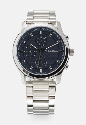 Calvin Klein BRUSHED DIAL BRACELET - Cronografo - silver-coloured /blue