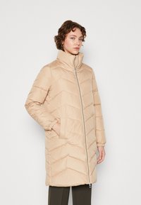 Vero Moda - LIGA - Téli kabát - beige Miniatűr kép 1