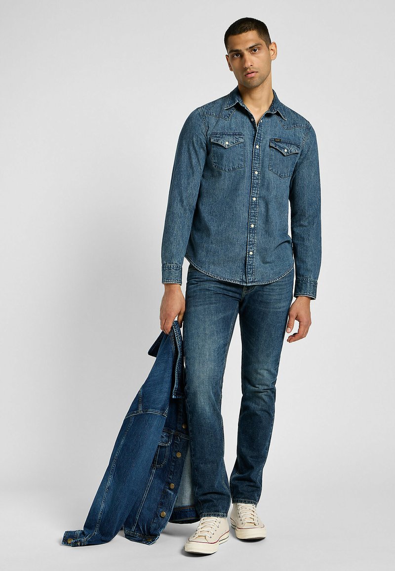 Lee Slim fit jeans blauw denim/bluedenim