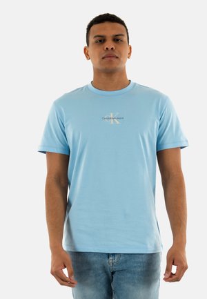 T-shirt con stampa - bleu