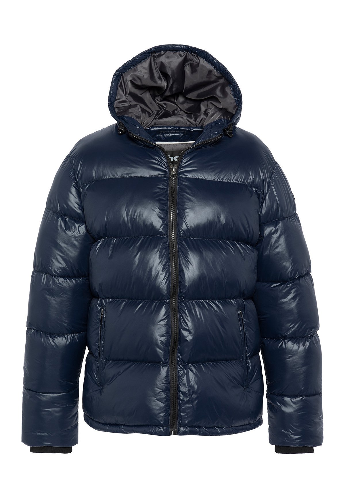 Schott HOODED PUFFER Winter jacket marine/dark blue Zalando