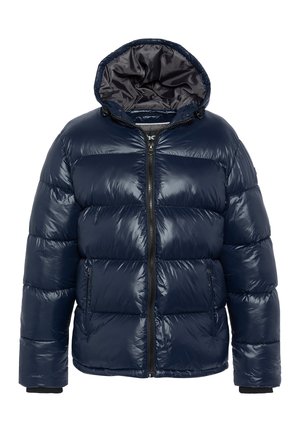 HOODED PUFFER - Winter jacket - marine