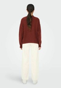 JDY JDYDINEA SOLID CARDIGAN  - Chaqueta de punto - burnt henna