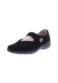 Waldläufer KYA - Ankle strap ballet pumps - schwarz