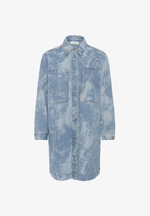 Soaked in Luxury Denimkjoler - fuzzy blue denim