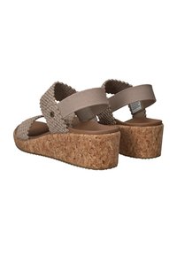 Skechers ARCH FIT BEVERLEE SPRINGY FEELS - Sandalen met plateauzool - taupe