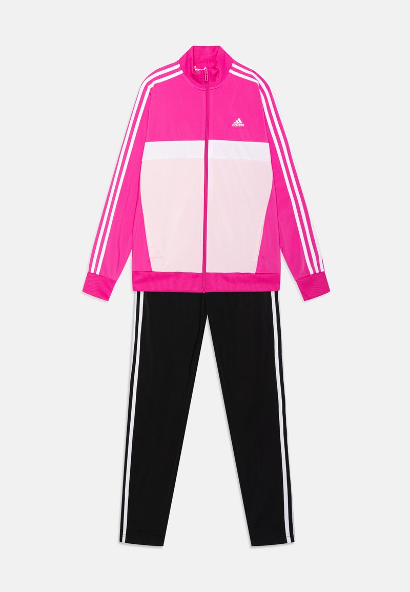 adidas Performance ESSENTIALS 3-STRIPES TIBERIO TRACK SUIT - Gornji dio trenirke - semi lucid fuchsia/white/clear pink