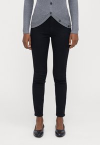 ONLY Petite ONLRAIN  - Uske traperice - black denim