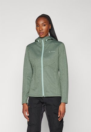 Vaude WOMENS SKOMER HIKING HOODY - Zip-up sweatshirt - agave