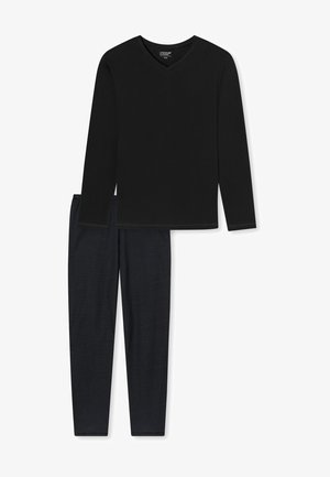 uncover by Schiesser SET - Conjunto de pijama - schwarz