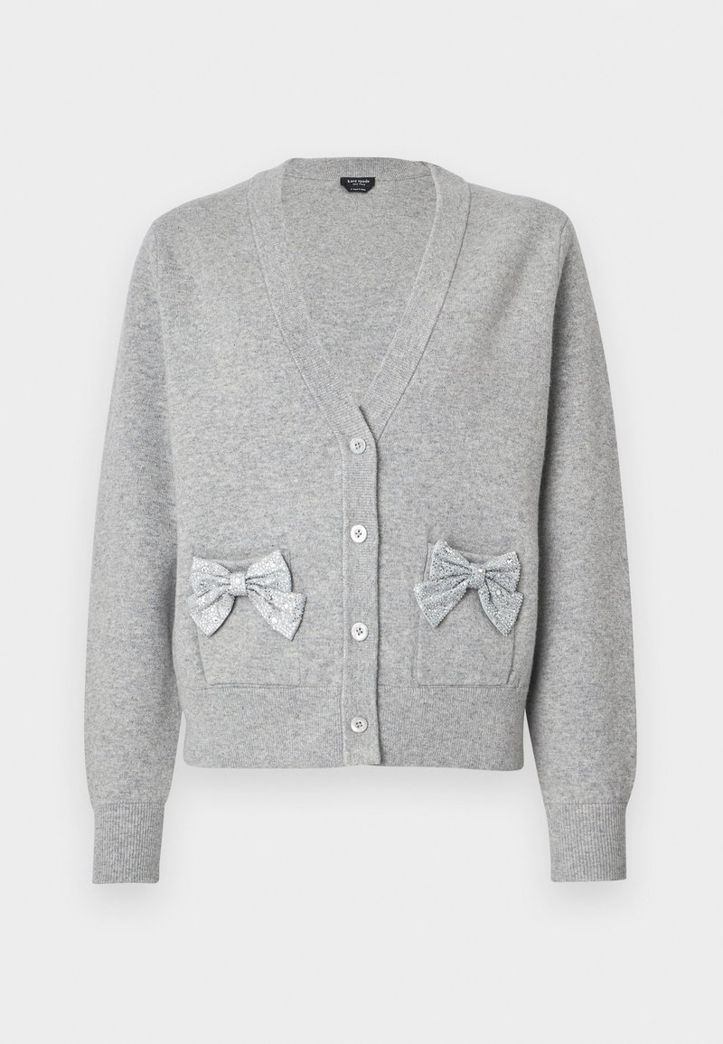 kate spade new york EMBELLISHED BOW CARDIGAN Cardigan grey