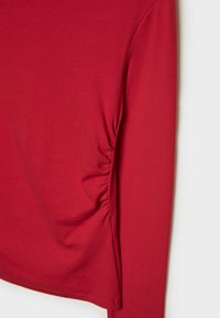 LONG SLEEVE WITH GATHERING  - T-shirt à manches longues - red