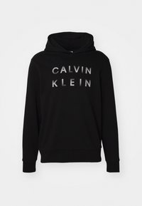 ENLARGED LOGO HOODIE - Sweat à capuche - black