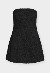 KAROLINE TEXTURED MINI DRESS - Cocktail φόρεμα / Φόρεμα για πάρτι - black