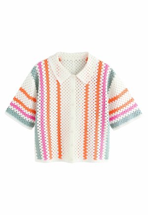 Button-down blouse - white