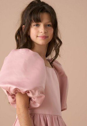 Angel & Rocket, REGULAR FIT - BUBBLE HEM SATIN DRESS - Freizeitkleid - elle pink