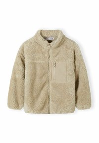 MINOTI ZIP THROUGH WITH POCKET - Giacca in pile - sand