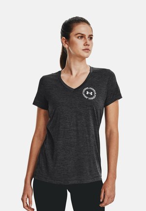 SHORT SLEEVE GRAPH TECH TWIST LC CREST SSV - T-shirt print - black